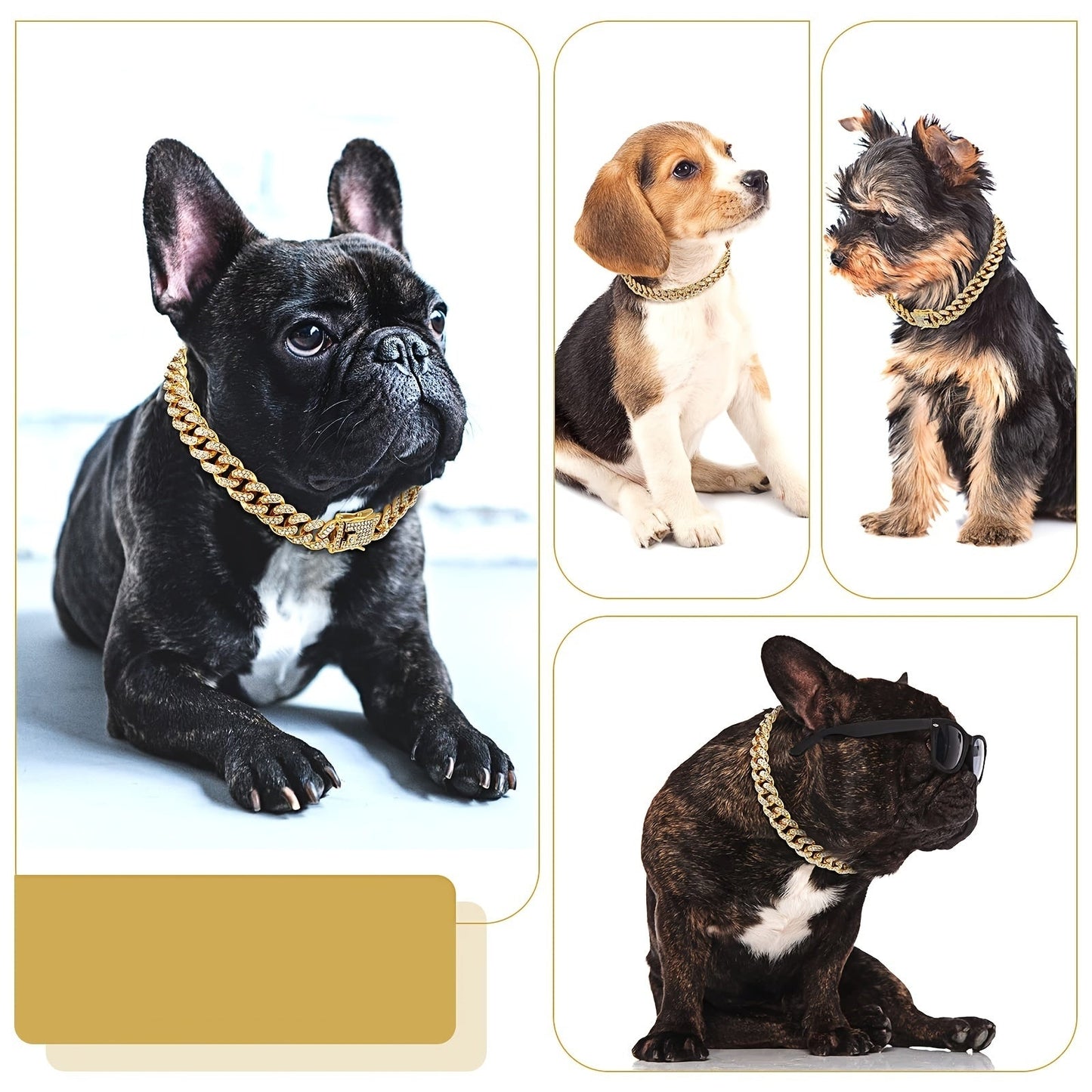 Miami Cuban Link Iced-Out Dog Collar