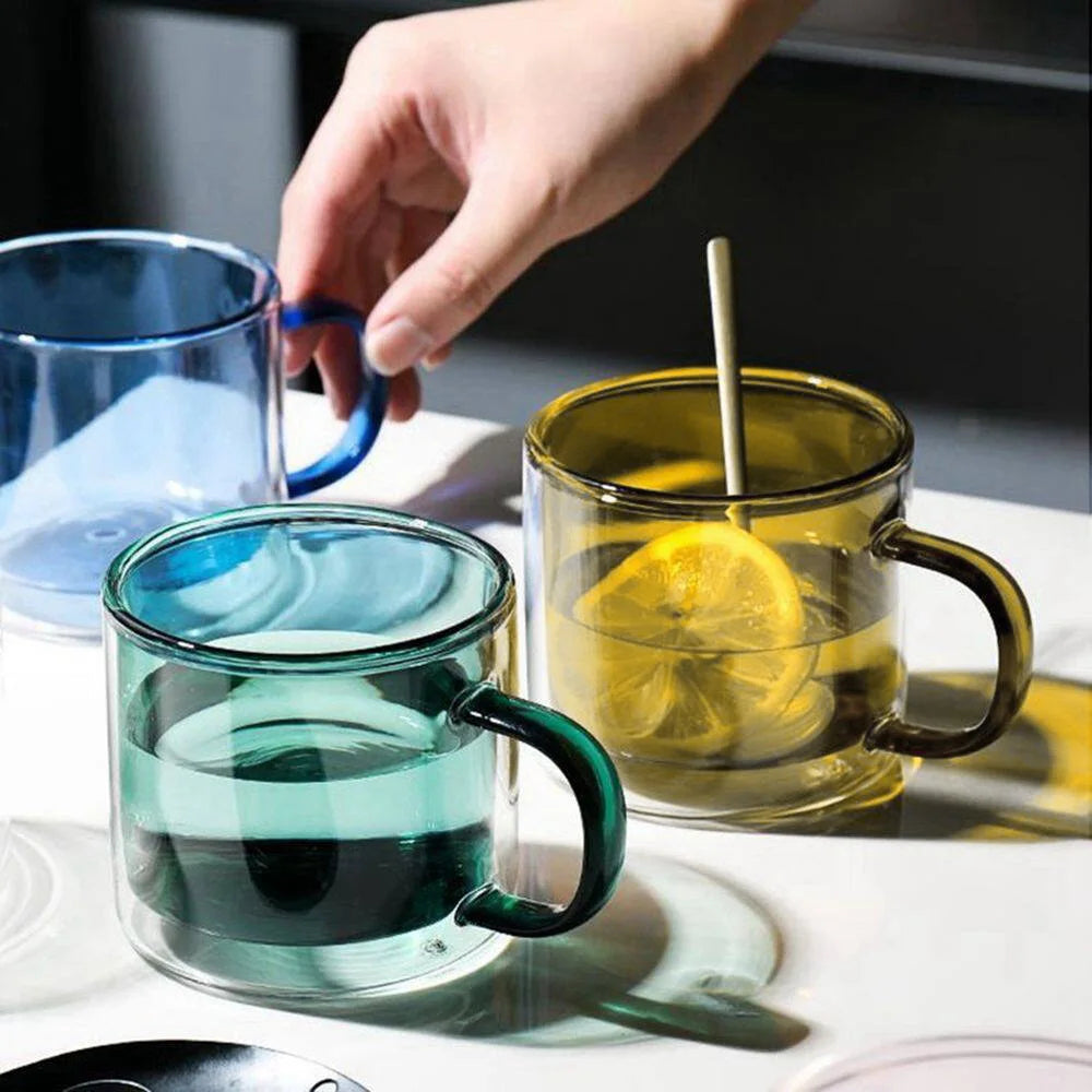 Halo Double-Walled Glass Mug
