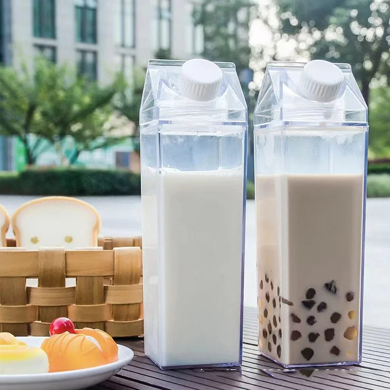 Transparent Juice Carton