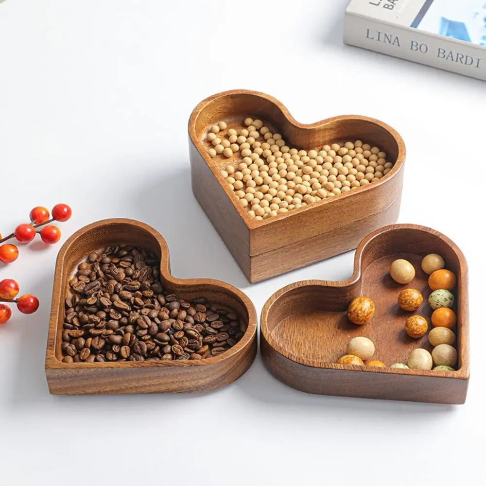 Wooden Heart Harmony Trays