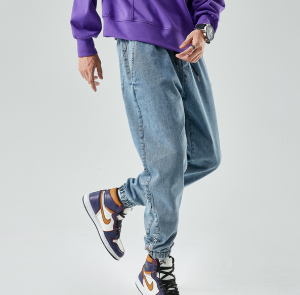 Streetwise Cotton Denim Joggers