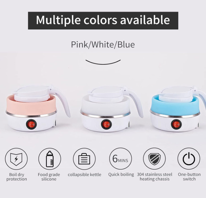 Collapsible Travel Electric Kettle