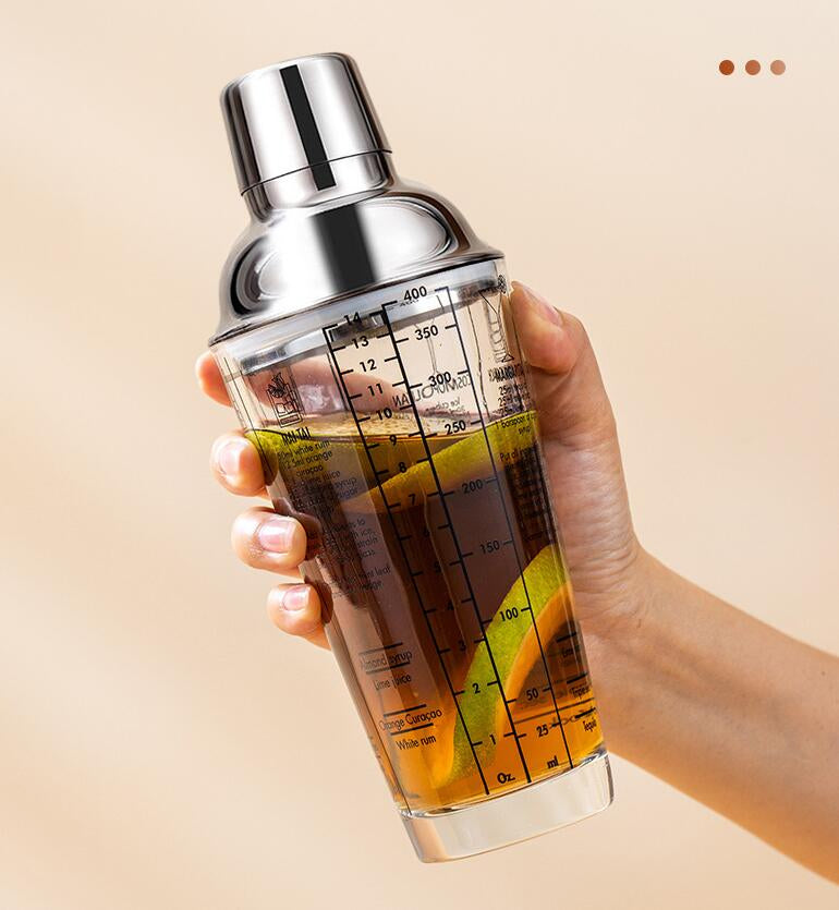 Cocktail Recipe Shaker Set