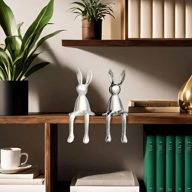 Elegant Rabbit Figurines