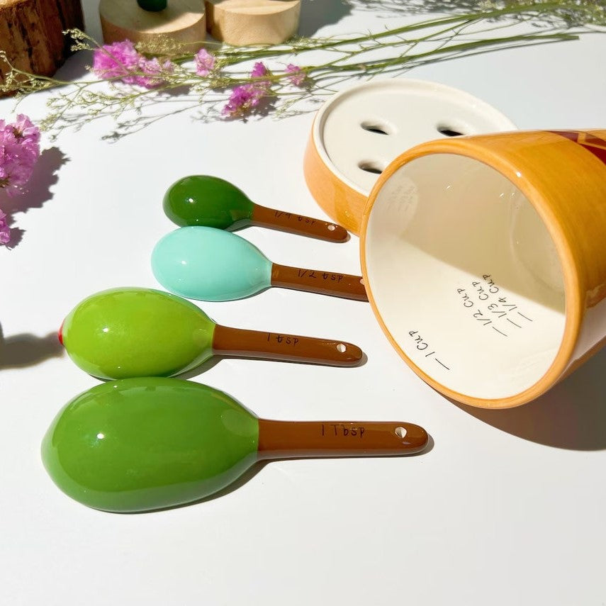 Decorative Cactus Measuring Spoon Set