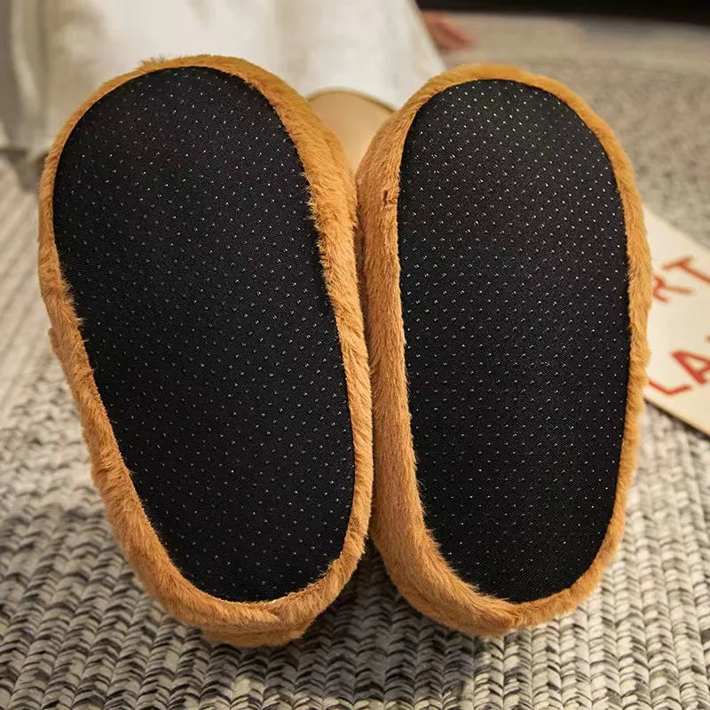 Cozy Capybara Plush Slippers