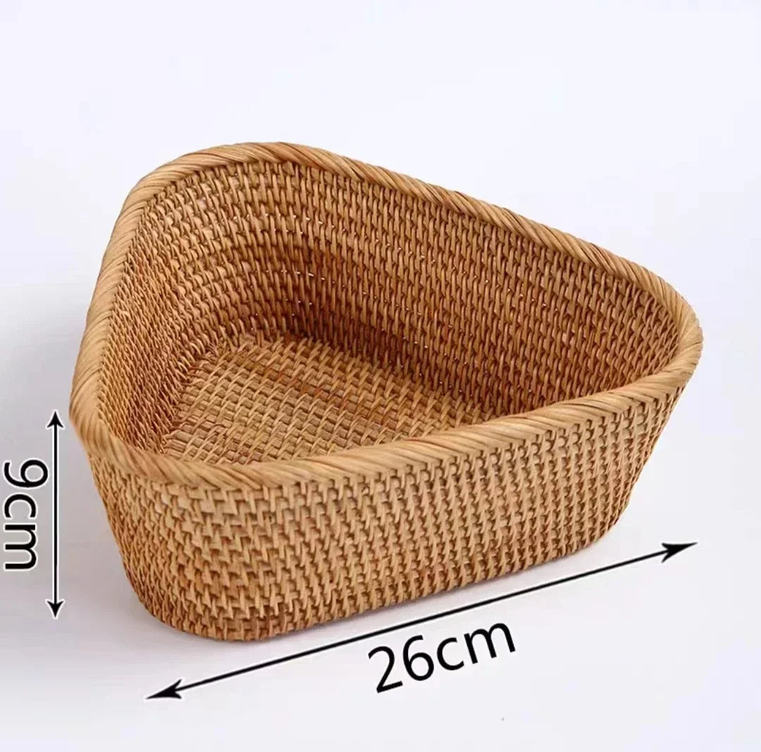 Rattan Fruit Serving Basket