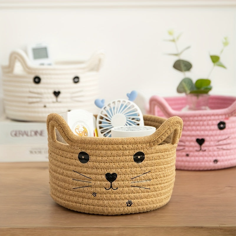 Cute Kitty Storage Baskets