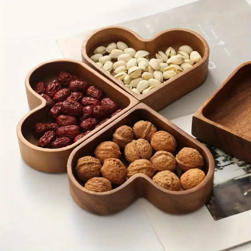 Wooden Heart Harmony Trays