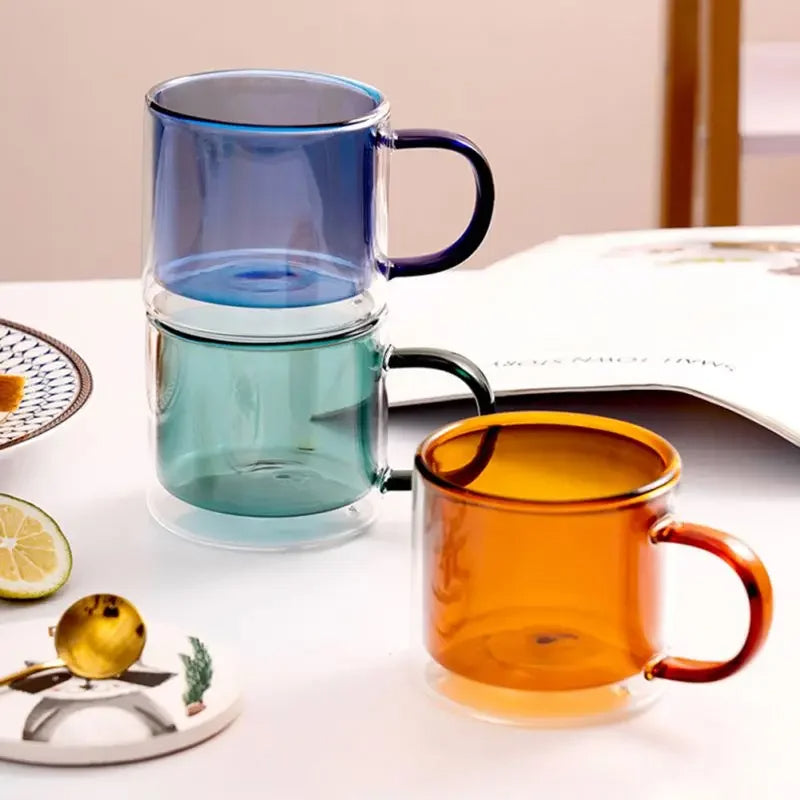 Halo Double-Walled Glass Mug