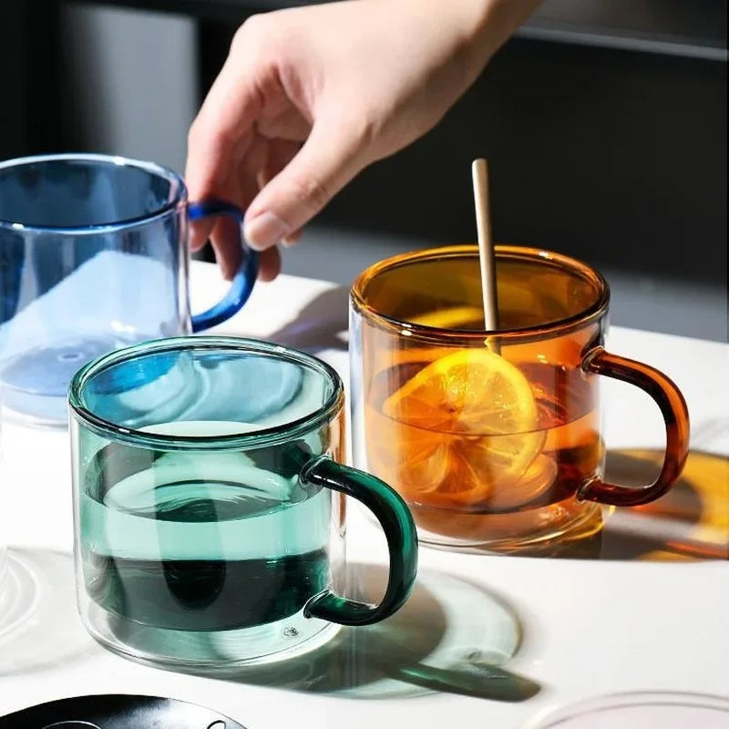 Halo Double-Walled Glass Mug