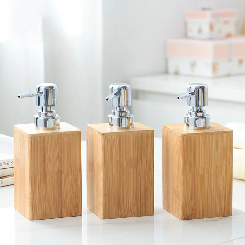 Modern Minimalist Bamboo Dispenser