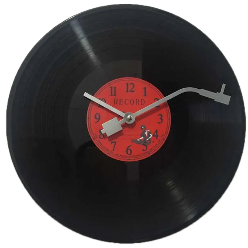 Retro Rhythm Vinyl Record Clock
