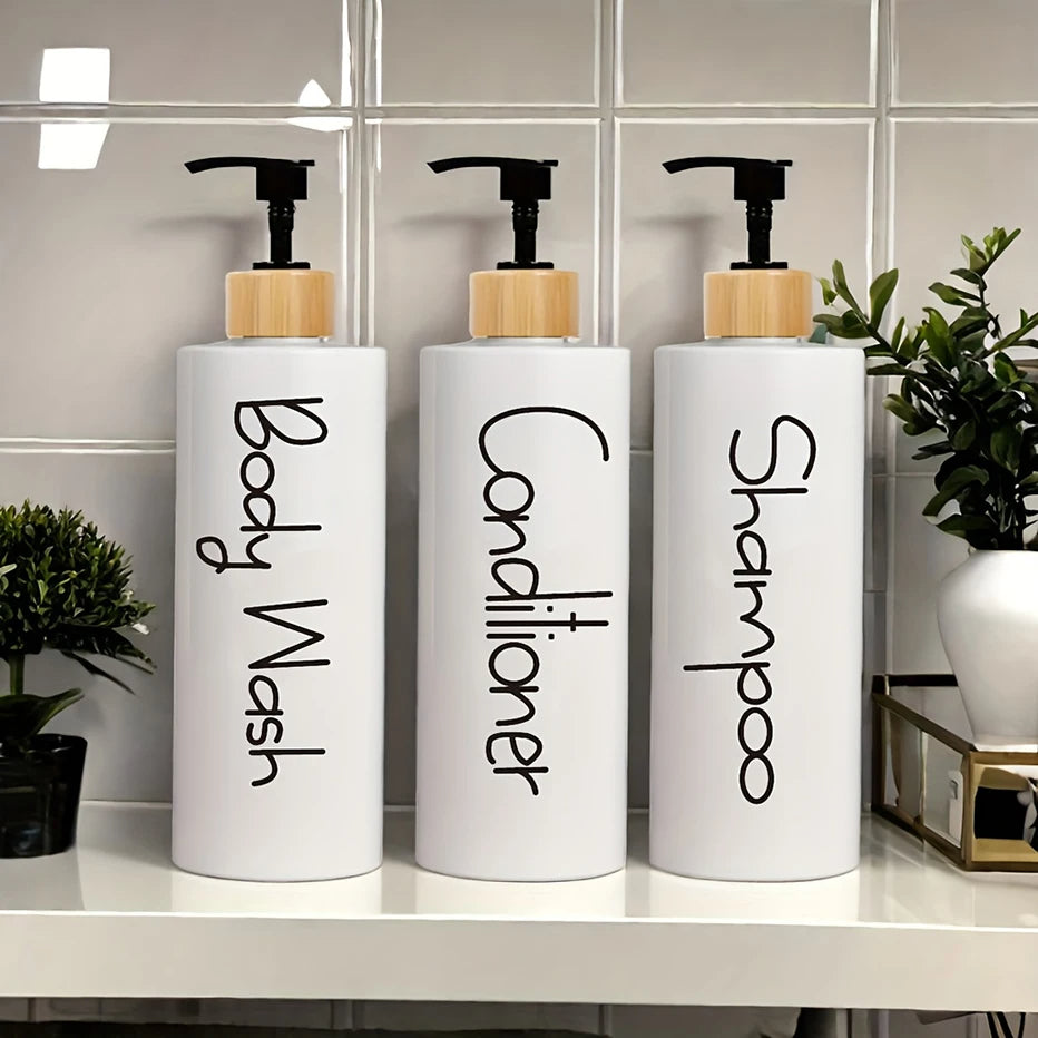 Modern Minimalist Shower Dispenser Set