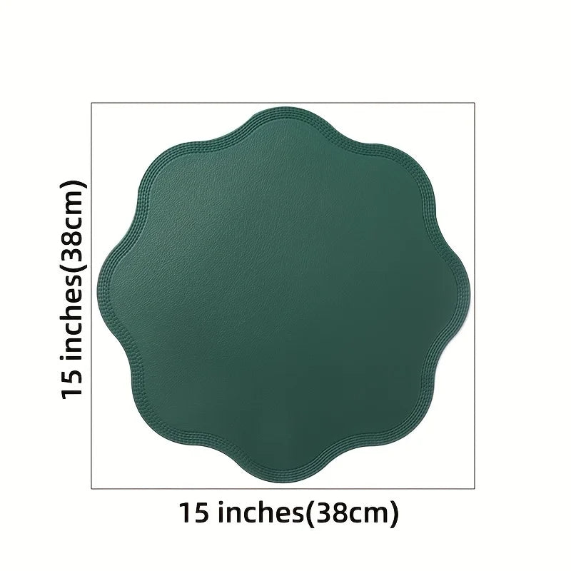 Solara Vegan Leather Placemat Set