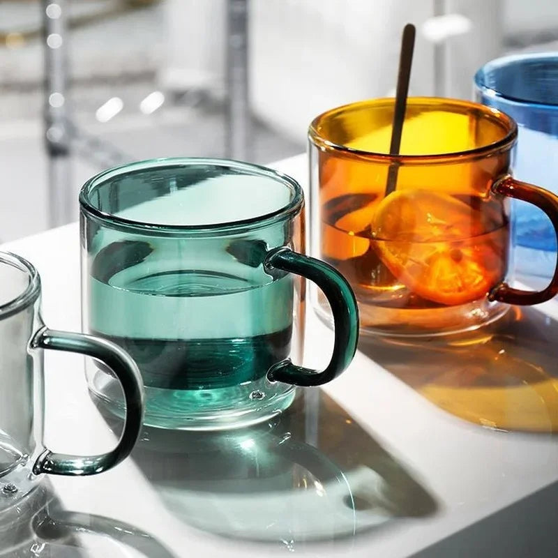 Halo Double-Walled Glass Mug