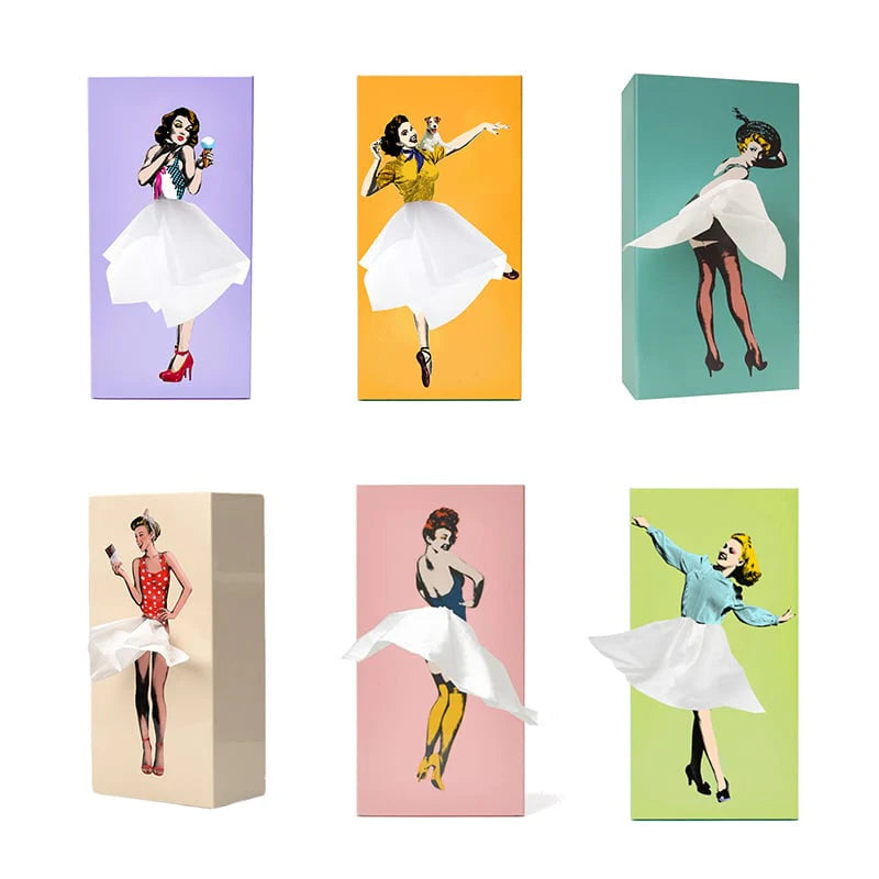 The Original Pin-Up Girl Tissue Box