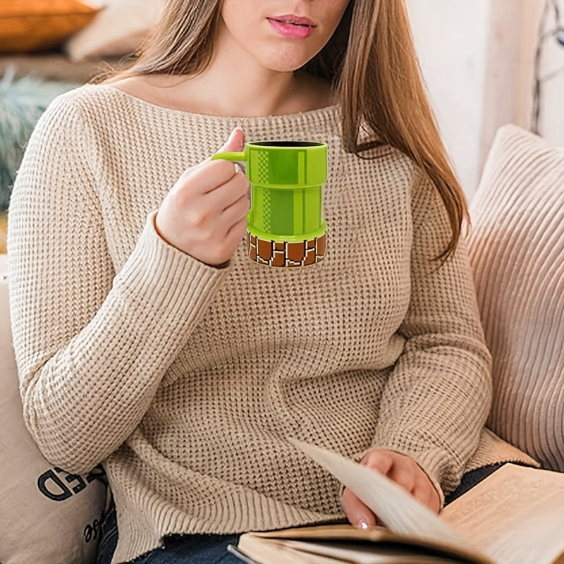 Retro Pixel Pipe Mug