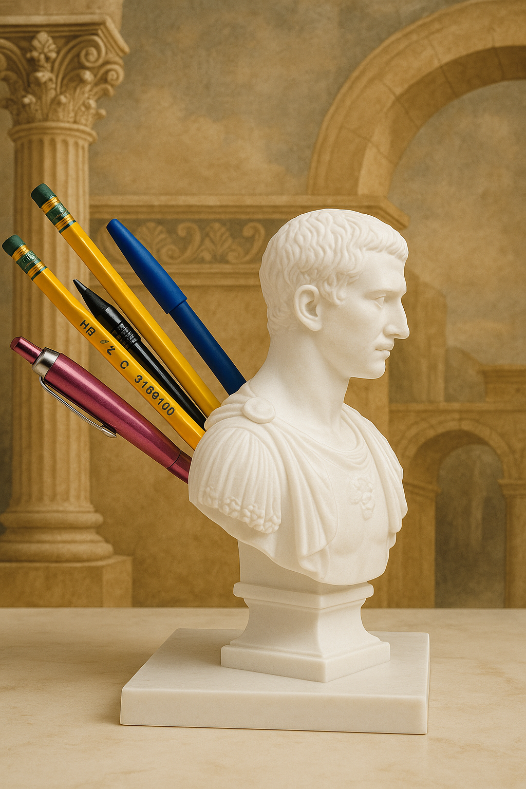 Julius Caesar Pen Holder