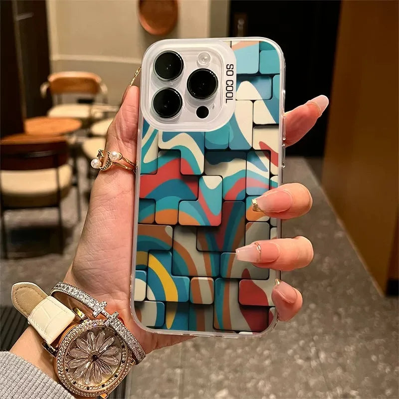 PopGrid 3D iPhone Case