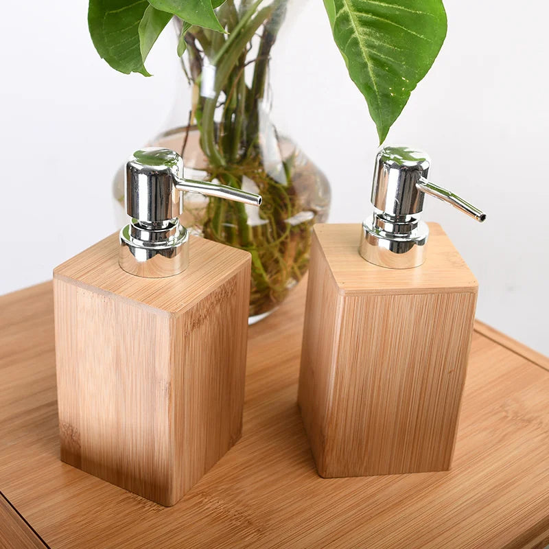 Modern Minimalist Bamboo Dispenser