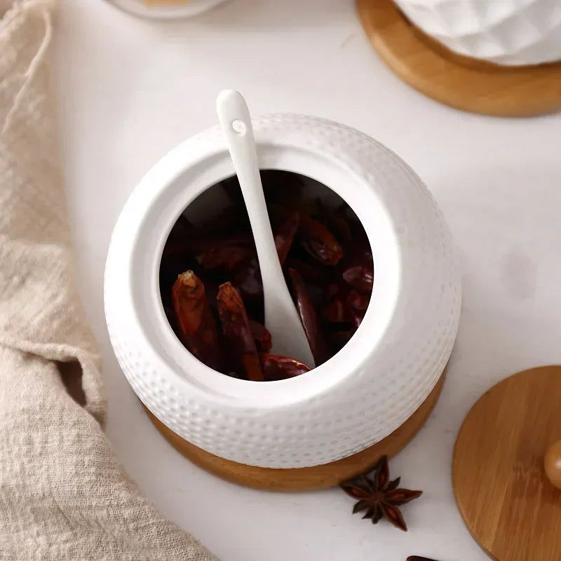 Elegant Ceramics Seasoning Jar Set