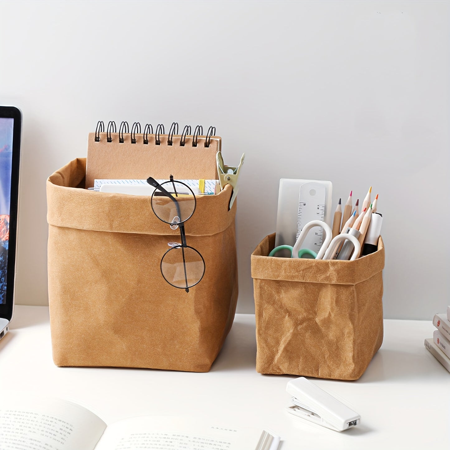 Kraft Woven Storage Baskets