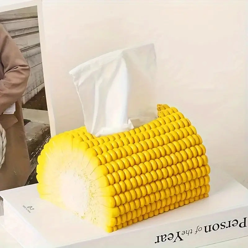 Corn Cob Tissue Box