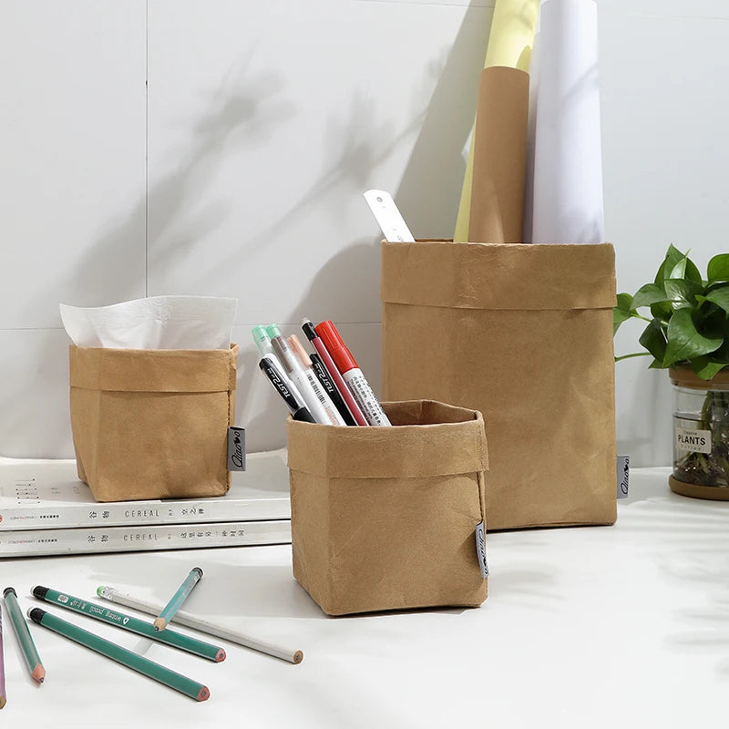 Kraft Woven Storage Baskets