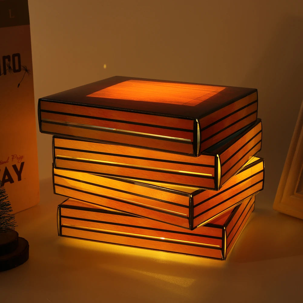 Scholar's Stained Glass Lamp