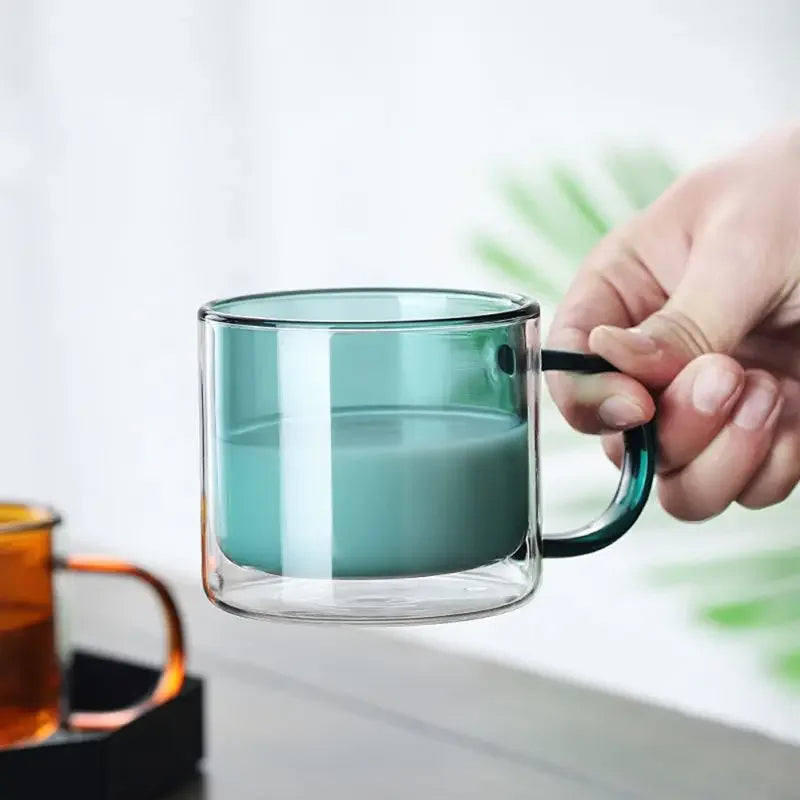 Halo Double-Walled Glass Mug