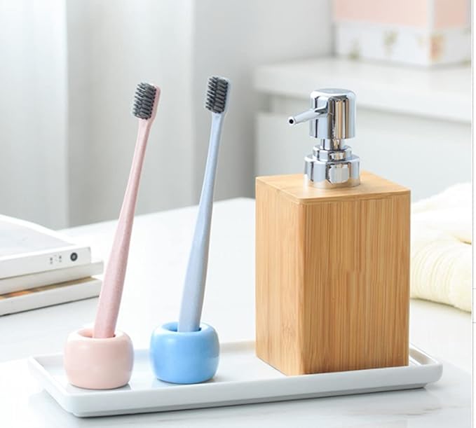 Modern Minimalist Bamboo Dispenser