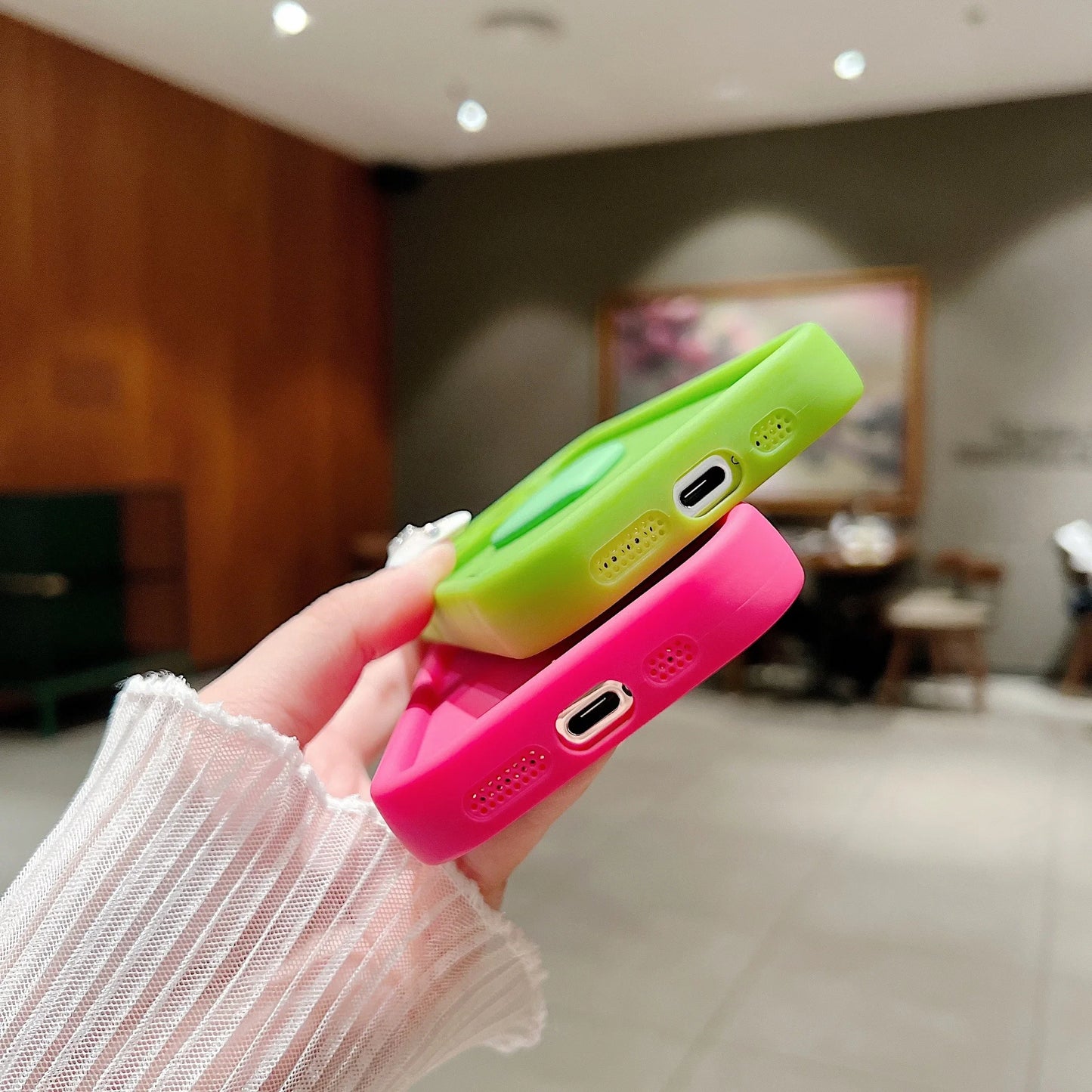 3D iPhone Heart Case
