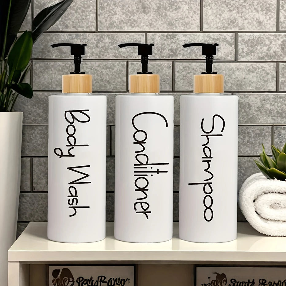 Modern Minimalist Shower Dispenser Set