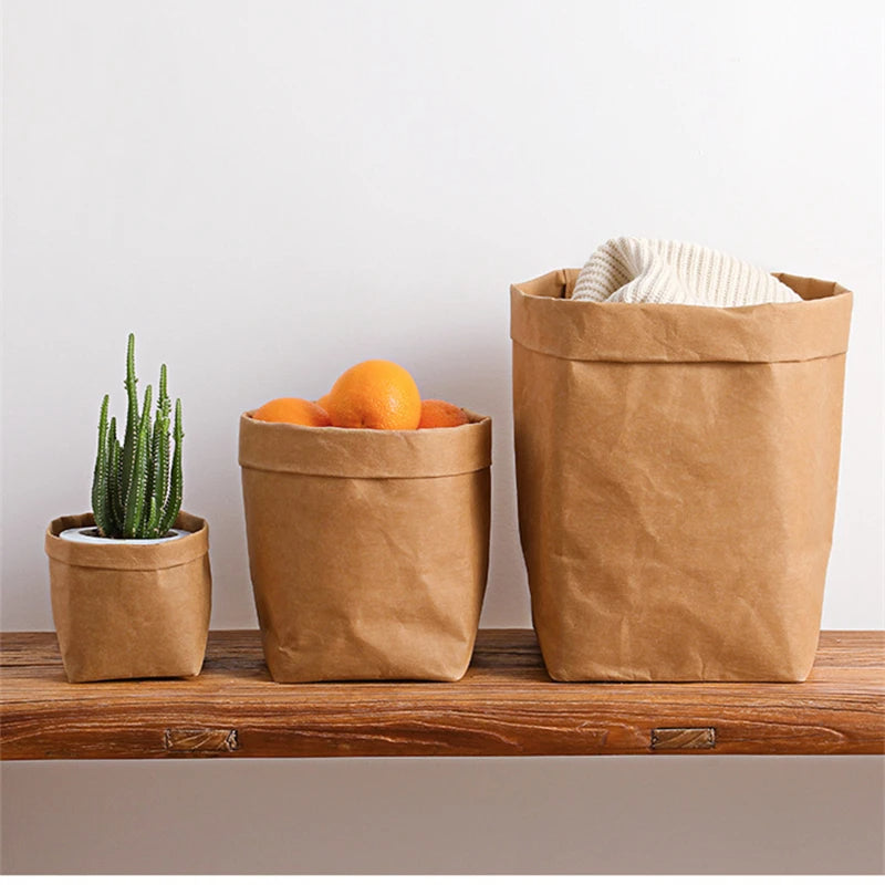 Kraft Woven Storage Baskets