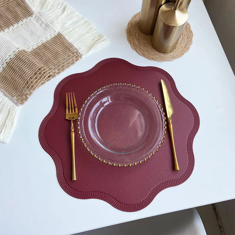 Solara Vegan Leather Placemat Set