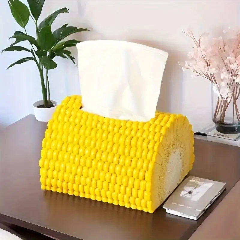 Corn Cob Tissue Box