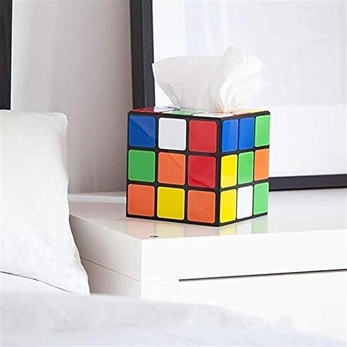 Retro Cube Tissue Box