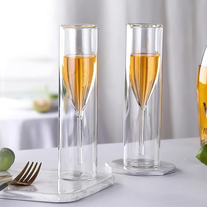 Fleur de Mirage Champagne Flutes