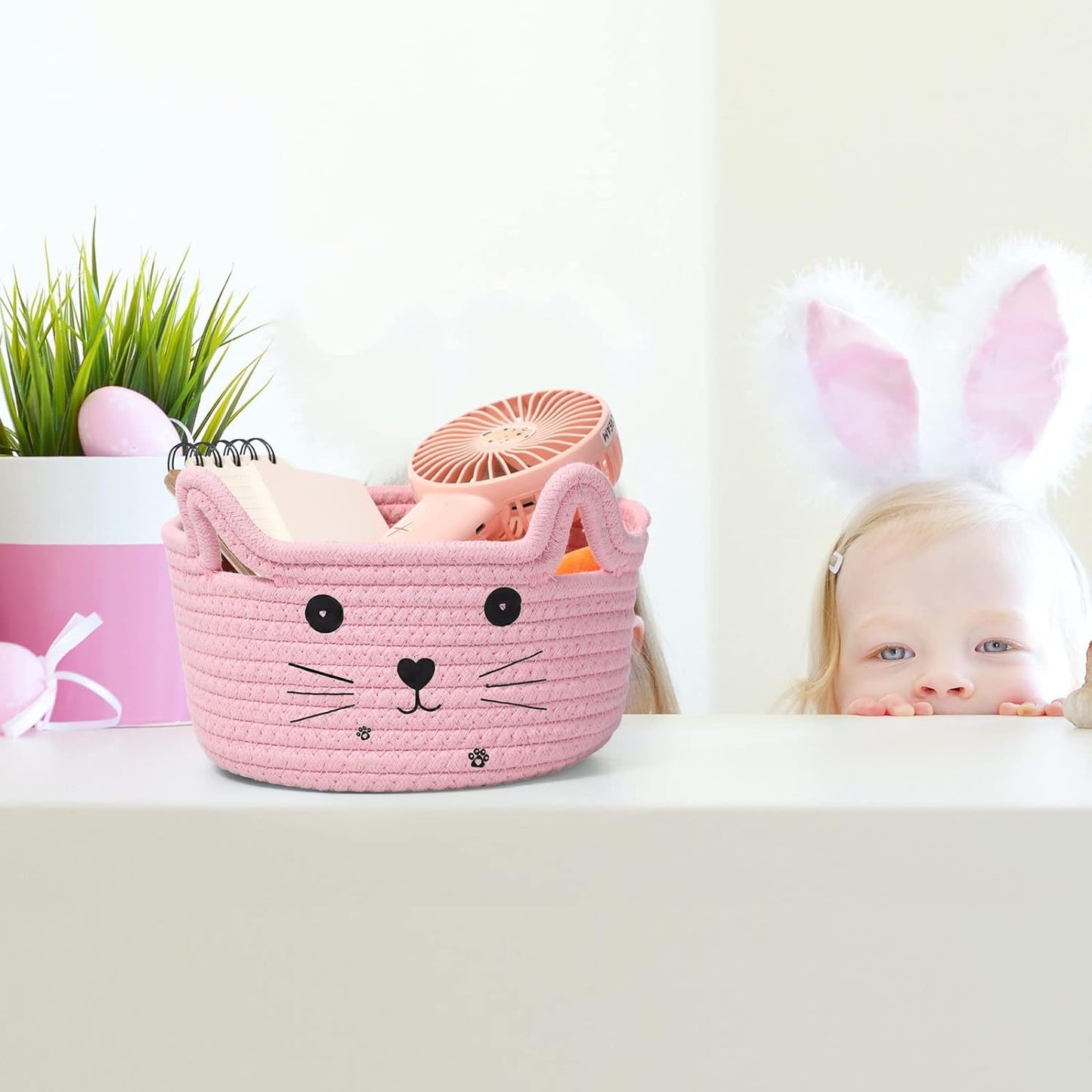 Cute Kitty Storage Baskets