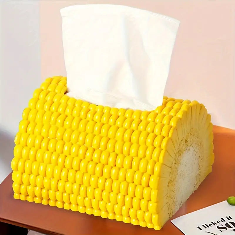 Corn Cob Tissue Box
