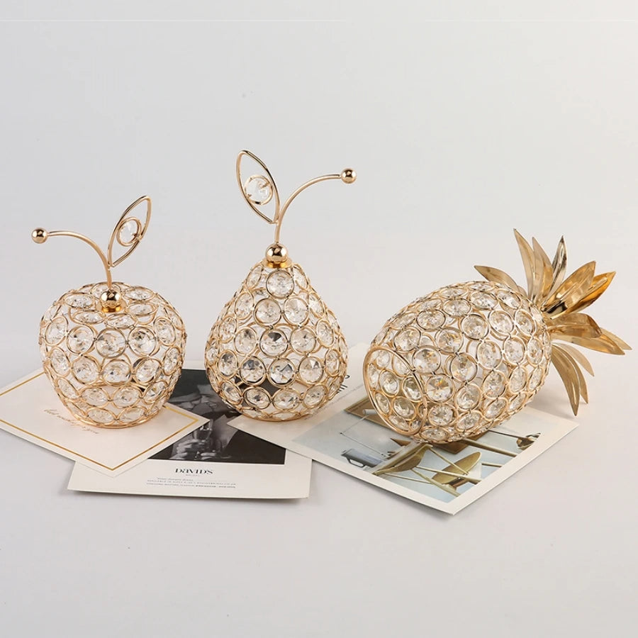 Golden Crystal Fruit Trio