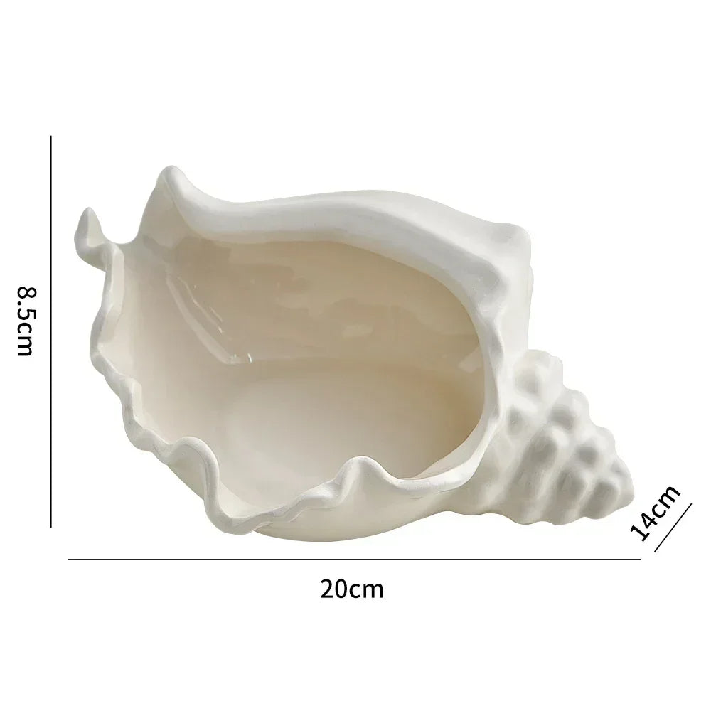 Coastal Charm Conch Trinket Dish