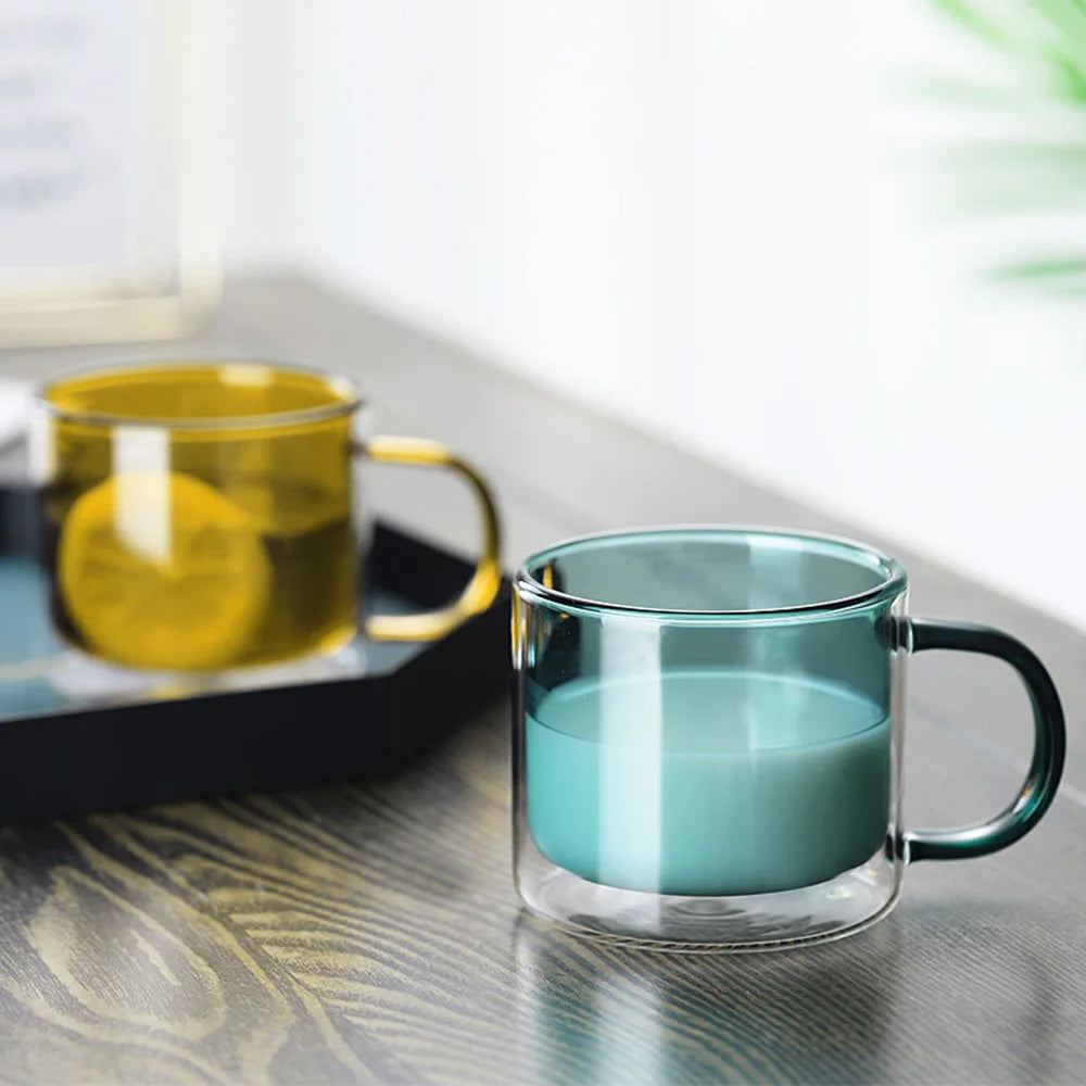 Halo Double-Walled Glass Mug