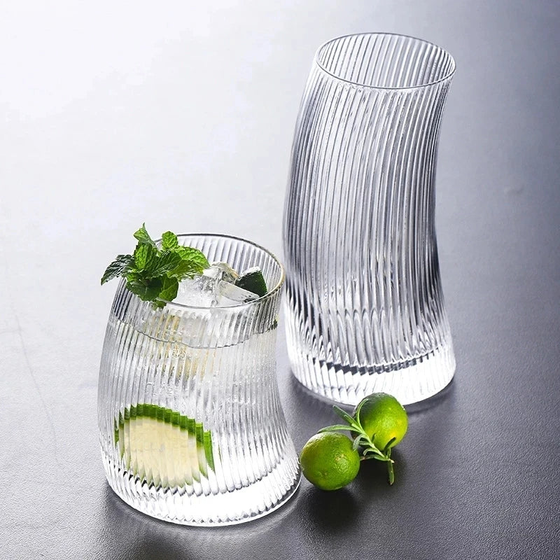 Wave Crystal Glass Set