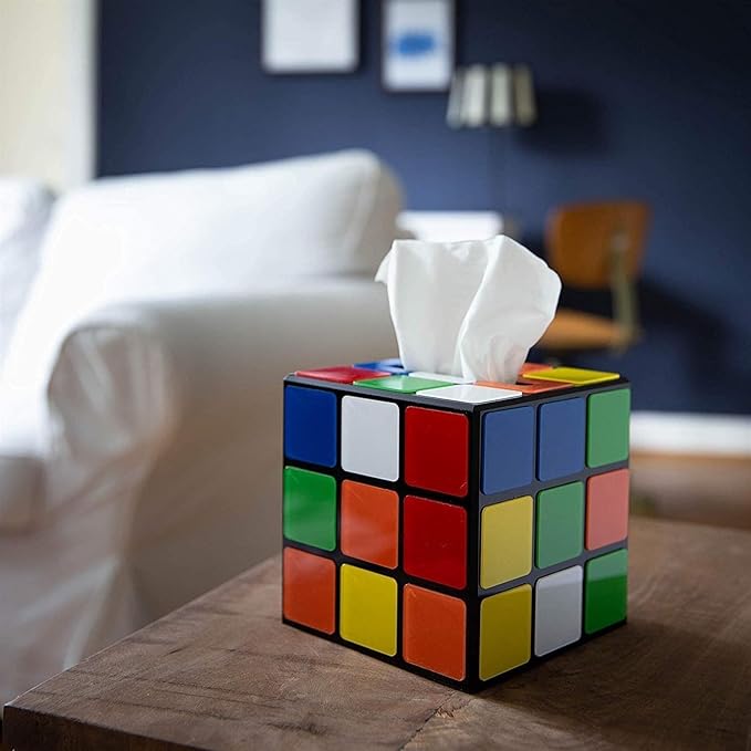 Retro Cube Tissue Box