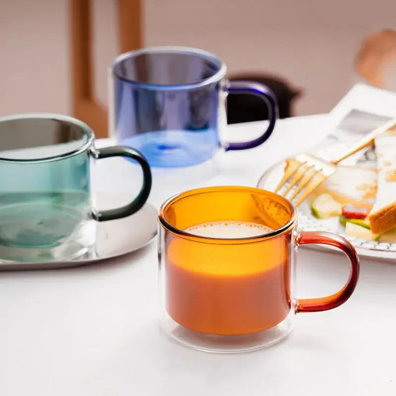 Halo Double-Walled Glass Mug