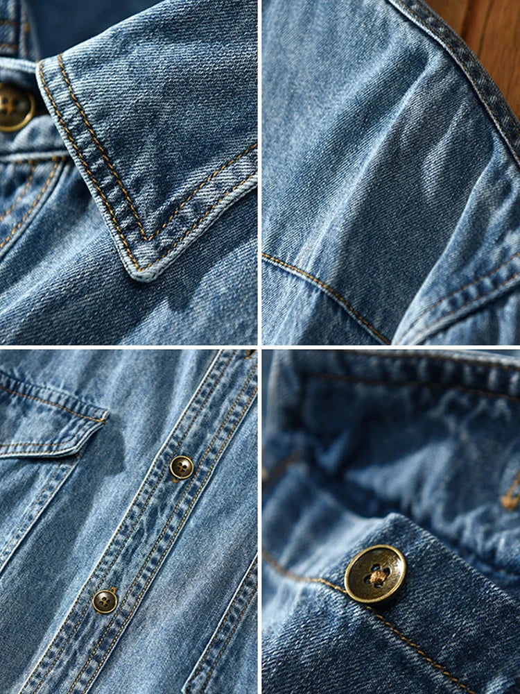 Men's Casual Denim Shirt