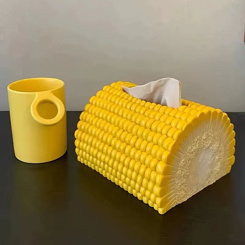 Corn Cob Tissue Box