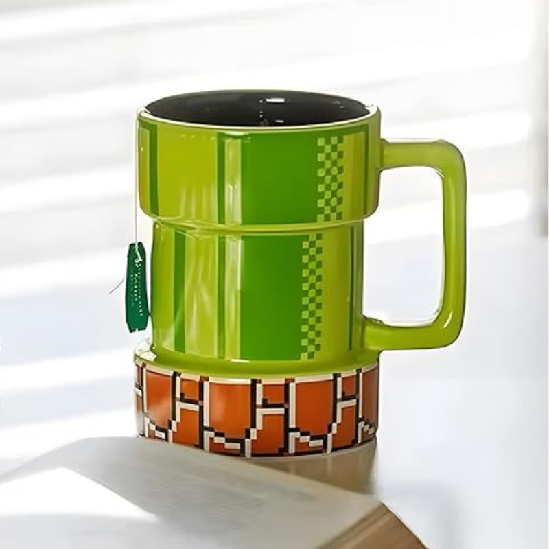 Retro Pixel Pipe Mug